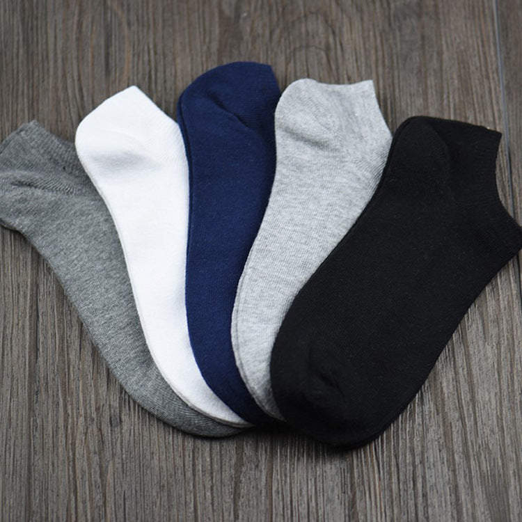10 paires Cotton  men's boat socks